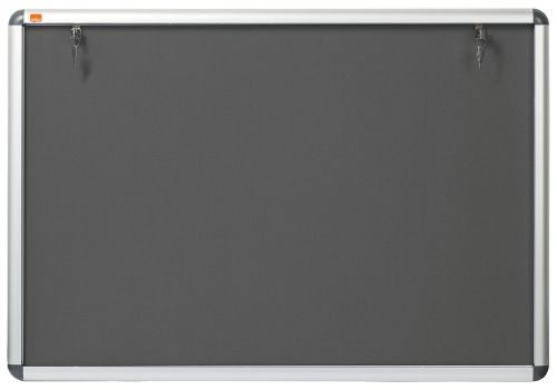 Nobo Internal Display Case A1 Grey Felt 745x1025mm
