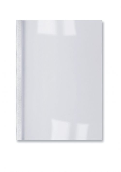 GBC Thermal Cover 1.5 Clear/White  (Pack 100)
