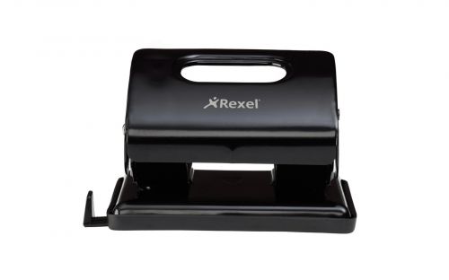Rexel V220 Value Punch 2-Hole Metal Capacity 20x 80gsm Black Ref 2100763  114068
