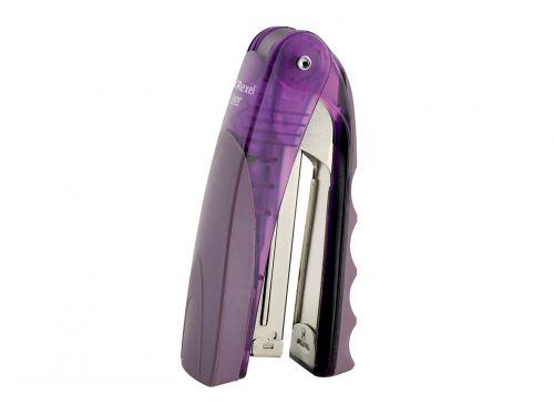 Rexel Centor Half Strip Stapler Plastic 25 Sheet Purple 2101014 28529AC Buy online at Office 5Star or contact us Tel 01594 810081 for assistance