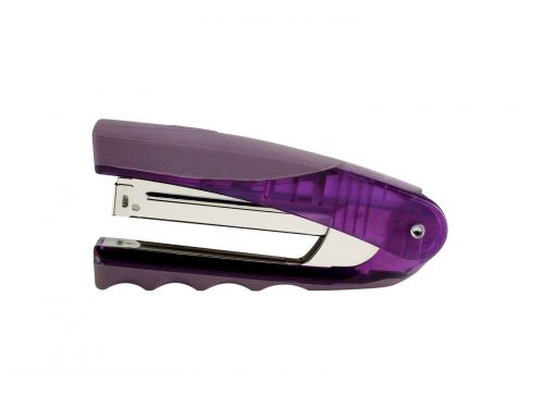 Rexel Centor Half Strip Stapler Plastic 25 Sheet Purple 2101014 ACCO Brands