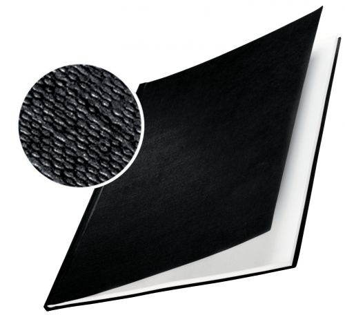 Leitz impressBIND Hard Covers, 21,0mm, For 176-210 sheets, A4, Black (Pack 10)