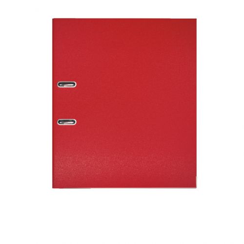 Leitz Lever Arch File Polypropylene Foolscap Red 1110-25 (Pack of 10) 11101025 - LZ111025
