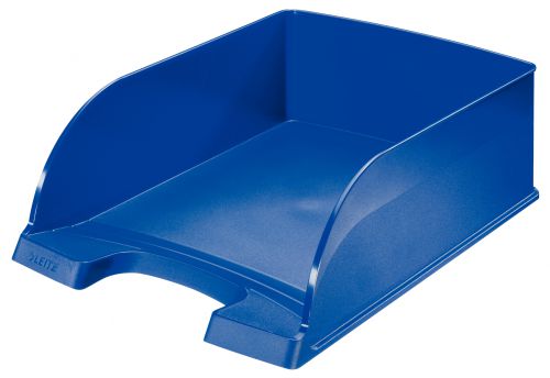 Leitz Plus Jumbo Letter Tray A4 - Blue - Outer carton of 4