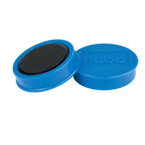 Nobo Whiteboard Magnets 38mm Blue (Pack of 4)