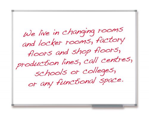 Nobo Classic Magnetic Steel Whiteboard 1200x900mm 1902643