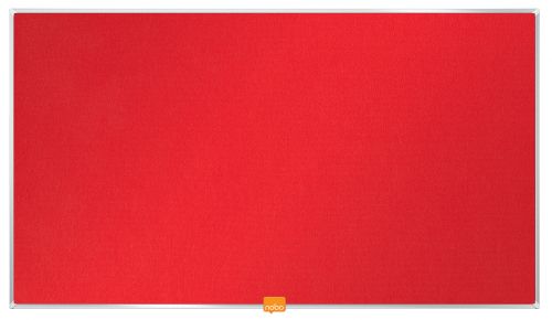 Nobo Widescreen 32”Felt Red Noticeboard (710 x 400mm)