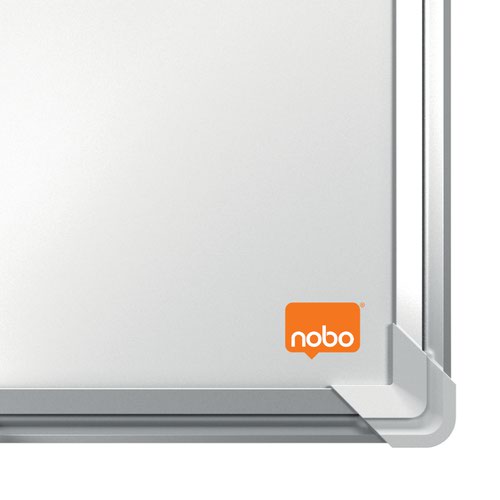 Steel magnetic whiteboard with a modern stylish aluminium trim. Fixed by a through corner wall mounting and includes a large whiteboard pen tray for the convenient storage of whiteboard markers and erasers.The painted steel magnetic whiteboard surface delivers an increased level of erasability for moderate use.Size: 1800x900mm.