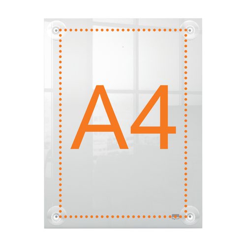 Nobo A4 Acrylic Wall Mounted Repositionable Poster Frame 1915600 | NB62090 | ACCO Brands
