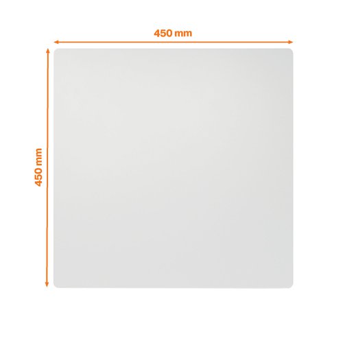 22126AC - Nobo Modular Whiteboard Frameless Steel 450x450mm - 1915655