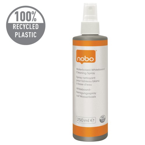 Nobo Waterbased Whiteboard Cleaning Spray 250 (ml) 1915708 Buy online at Office 5Star or contact us Tel 01594 810081 for assistance