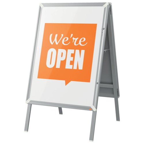 Nobo Premium Plus Lockable A1 A-Frame Pavement Sign