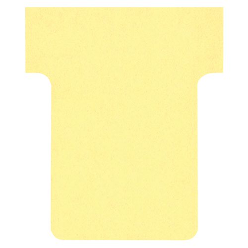 Nobo T-Card Size 1.5 Yellow (Pack 100) - Outer carton of 5