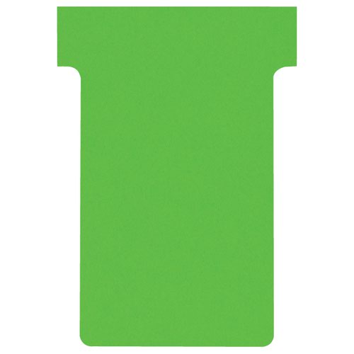 Nobo T-Cards Size 2 Green (Pack 100) - Outer carton of 5