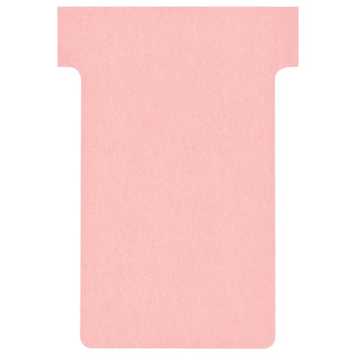 Nobo T-Cards A50 Size 2 Pink (Pack 100) 2002008