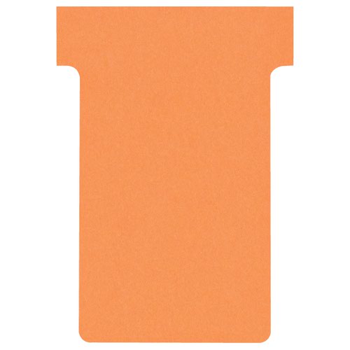 Nobo T-Cards Size 2 Orange (Pack 100) - Outer carton of 5