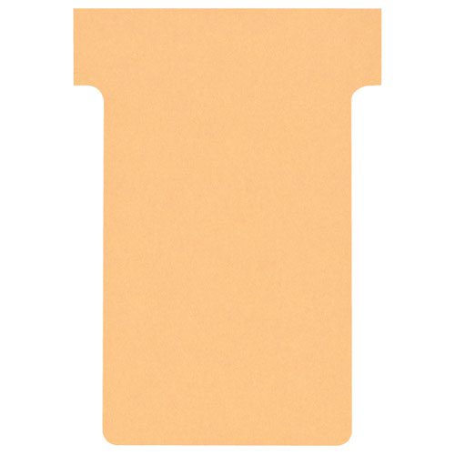 Nobo T-Cards Size 2 Beige (Pack 100) - Outer carton of 5