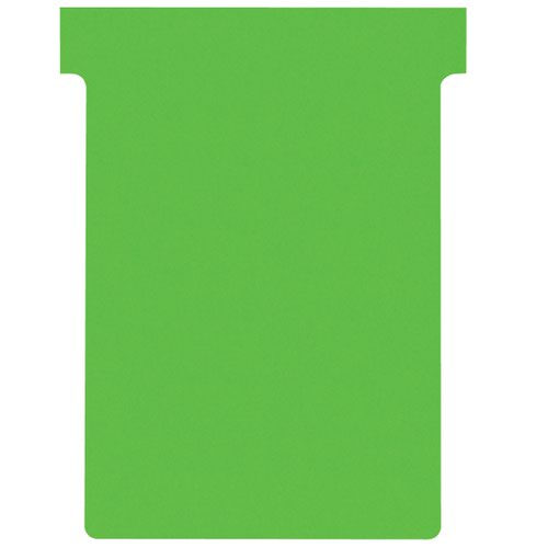 Nobo T-Cards Size 3 Green (Pack 100) - Outer carton of 5