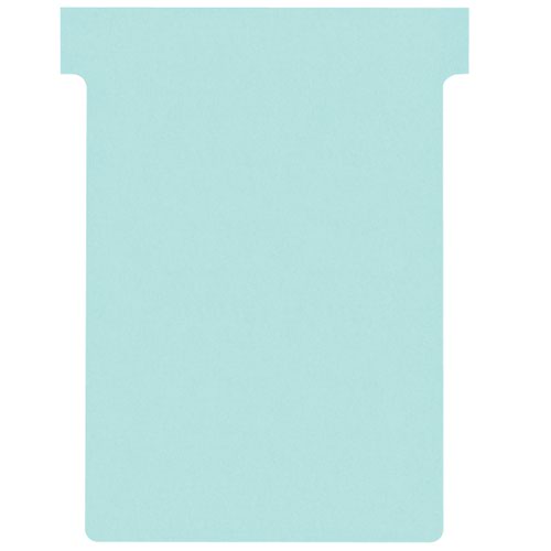 Nobo T-Cards A80 Size 3 Light Blue (Pack 100) 2003006