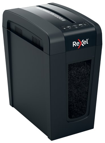 Rexel Secure X8-SL Whisper-Shredâ„¢ Cross Cut Paper Shredder Black