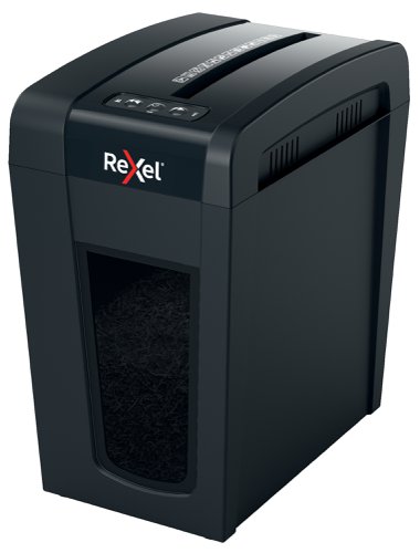 Rexel Secure X10-SL Whisper-Shredâ„¢ Cross Cut Paper Shredder Black