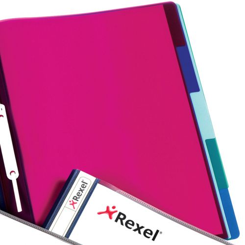 Rexel Tranz File 5-Part Polypropylene with Colour-coded Indexed Sections A4 Translucent Ref 2100593 571607 Buy online at Office 5Star or contact us Tel 01594 810081 for assistance