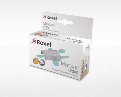 Rexel Mercury Heavy Duty Staples - Box of 2500 - Outer carton of 20