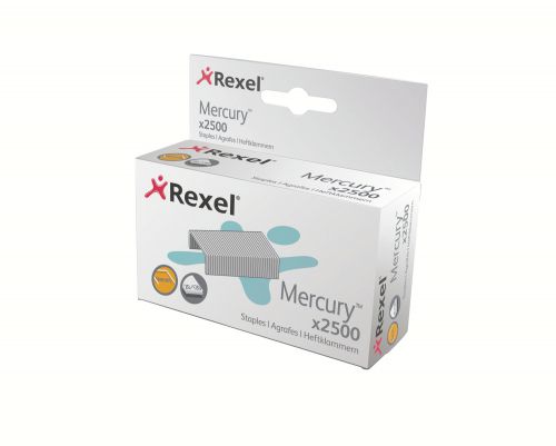 Rexel Mercury Staples Heavy Duty Ref 2100928 [Pack 2500] 4065716 Buy online at Office 5Star or contact us Tel 01594 810081 for assistance