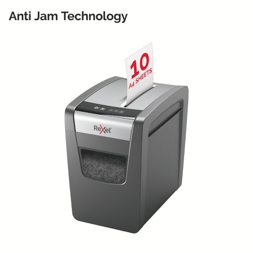 Rexel Momentum X410-SL Slimline Cross-Cut P-4 Shredder 2104573 RX52329 Buy online at Office 5Star or contact us Tel 01594 810081 for assistance