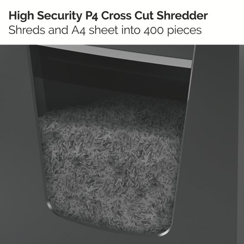 Rexel Momentum X420 Cross Cut Shredder 30 Litre 20 Sheet Black 2104578