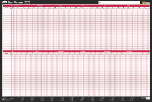 Sasco Day Planner 2025 Mounted