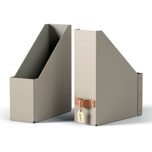 Leitz Puro Magazine File, 100% recycled card, pack of 2