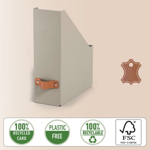 Leitz Puro Magazine File, 100% recycled card, pack of 2 24710012 Buy online at Office 5Star or contact us Tel 01594 810081 for assistance