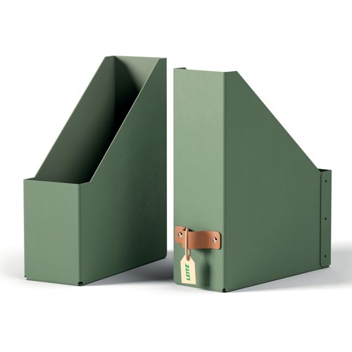 Leitz Puro Magazine File, 100% recycled card, pack of 2