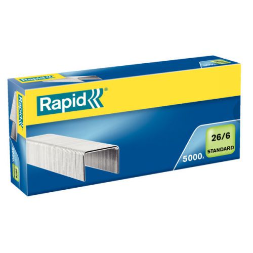 Rapid Standard Staples 26/6 Box 5000