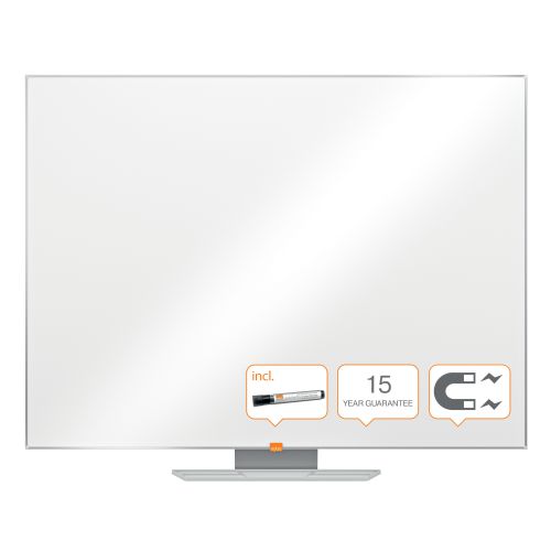 Nobo Premium Plus Steel Magnetic Whiteboard 1200x900mm 1915156