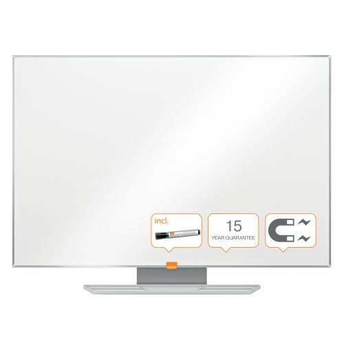 Nobo Premium Plus Steel Magnetic Whiteboard 900x600mm 1915155