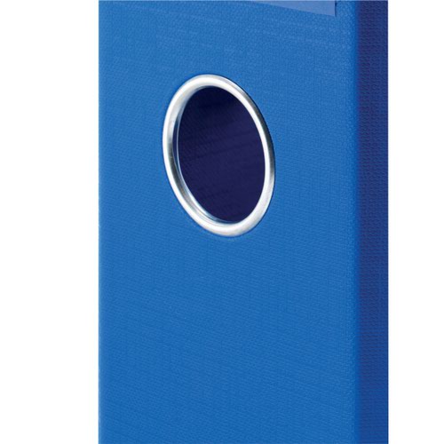 Rexel Colorado Lever Arch File Plastic 80mm Spine A4 Blue Ref 28143EAST [Pack 10] ACCO Brands