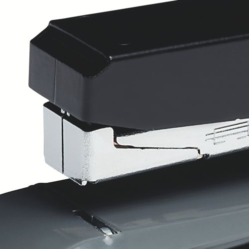 Rexel Easy Touch Stapler Flat Clinch Half Strip Capacity 30 Sheets Black and Grey Ref 2102548 4019815 Buy online at Office 5Star or contact us Tel 01594 810081 for assistance