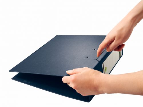 Leitz 180 Recycled Lever Arch File A4 85mm Dark Blue PK10