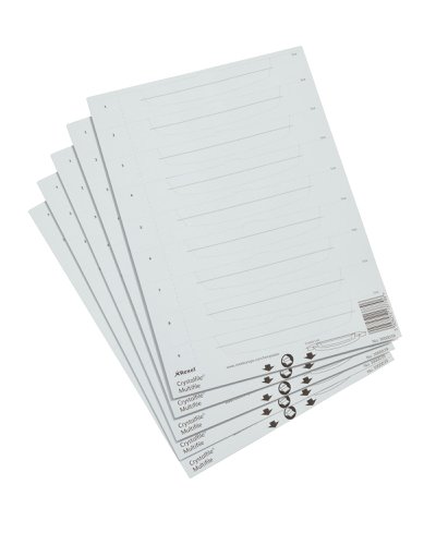 Rexel Crystalfile Crystal Link Card Inserts White (Pack 45) 3000039