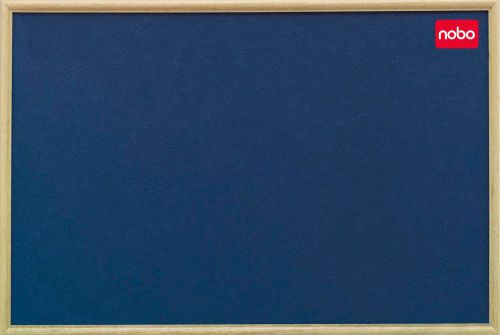 Nobo Classic Noticeboard Felt Blue 900x1200 Oak Frame
