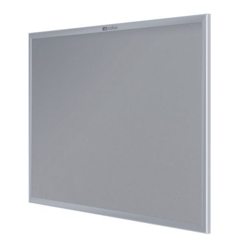 Nobo Essence Felt Notice Board Grey 1500x1000mm Ref 1915546 418734 Buy online at Office 5Star or contact us Tel 01594 810081 for assistance