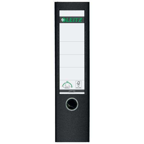 Leitz 180° Lever Arch File Plastic Patented 180° mechanism. A4, 80 mm. Black (Pack 3) 310335095 Buy online at Office 5Star or contact us Tel 01594 810081 for assistance