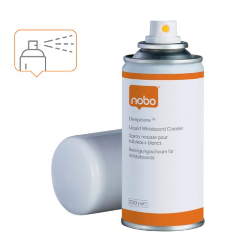 22077AC - Nobo Deepclene Foam Whiteboard Cleaner 200ml - 34533943