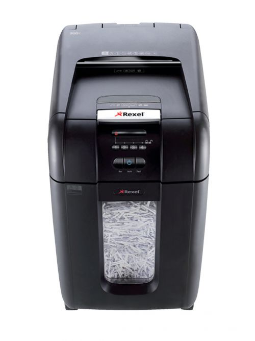 Rexel Optimum AutoFeed+ 300X Cross-Cut P-4 Shredder 2020300X - ACCO Brands - RM30958 - McArdle Computer and Office Supplies