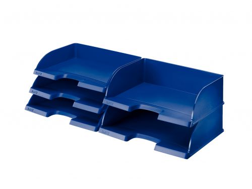 Leitz Plus Letter Tray A4/Foolscap Landscape Black 52180095 22068ES Buy online at Office 5Star or contact us Tel 01594 810081 for assistance