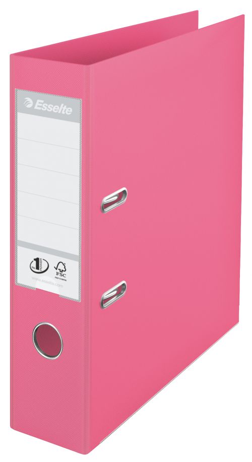 77400AC | High quality, durable lever arch file in pastel colours for home and office use. Unique No.1 mechanism ensures superior performance.