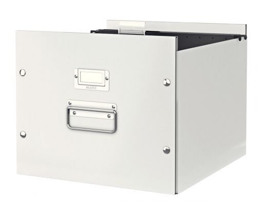 Leitz Click and Store Archive Box For A4 Suspension Files White Ref 60460001
