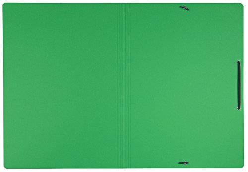 Leitz Recycle Card Folder With Elastic Band Closure A4 Green 39080055 ACCO Brands